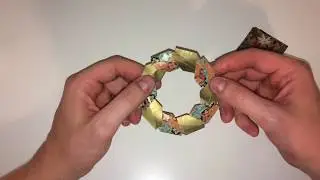 How to fold an Origami Wreath | Modular Origami | Silent Origami