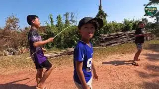 Everyday Life in Laos | Banna Tha Ngon With the Kids