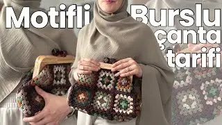 How to Make a Crochet Bag with a Wooden Frame | Crochet Bag Tutorial with Wooden Frame | Granny S...