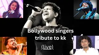 Bollywood singers tribute to legendary singer kk  live|| Music & you💫