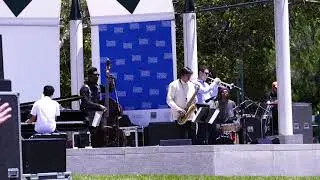 Marcus Shelby at Yerba Buena Gardens Festival. June 20, 2019.