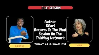 AUTHOR KCARL RETURNS TO THE CHAT SESSION