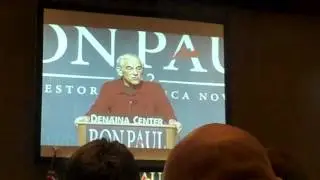 Ron Paul in Anchorage Alaska 3/4/12 - Foreign Policy and the Golden Rule