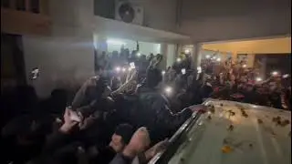 CM KP Sohail Afridi Reaches Sargodha &mdash; Warm Reception by PTI Workers