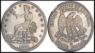 Metal Detecting 1878 Trade Dollar. My Worst Find Ever!