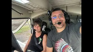 Voo Panor&acirc;mico com minha m&atilde;e de 80 anos - Conquest 180 - Inpaer - Avia&ccedil;&atilde;o Experimental
