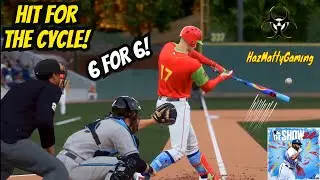 EPIC Game! Hit For The CYCLE! MLB The Show 24 - Road To The Show | Two Way Player!