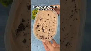 Kwality Ice Cream Mix - Chocolate Flavour 😍 #shorts #kwalityicecreammix #icecream #chocolateicecream