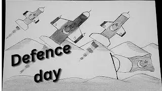 Defence day drawing | 6th September Drawing | Defence day easy drawing | Pakistan Defence day