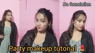 Party Makeup Tutorial for Beginners | Step by Step Easy Glam Look affordable product 💄✨