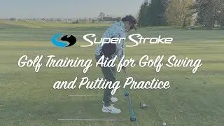 Super Stroke Golf Training Aid for Golf Swing and Putting Practice