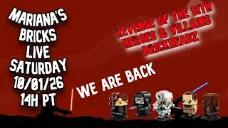Building Revenge of the Sith, Heroes & Villains Brickheadz