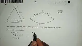 IGCSE Mensuration Extended paper 4, Q5