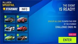Asphalt 9| MCLAREN SPEEDTAIL | STARWAY | All Requirements + Rewards