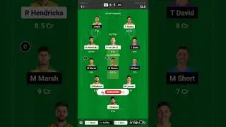 SA VS AUS T20 MATCH TODAY DREAM11 TEAM @DREAM4WIN