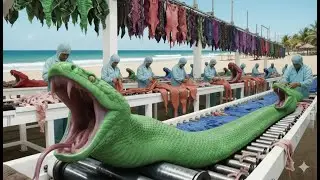 Inside the Snake Leather Factory: From Raw Skin to Luxury Jacket | Process Lee Orn
