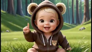 🐻 Little Baby Bears Rolling Down the Hill 🌳🎶 | Fun Action & Counting Song for Toddlers