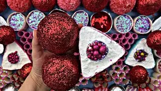 Clay cracking ❤️soap boxes with glitter and starch ❤️soap balls ⚽️