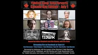 Yiddish Song: Step Forverts. Canada Day in partnership with Ashkenaz Festival