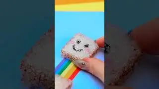 DIY Rainbow That Stretches Forever 🌈🙌 #craft #kidsfun