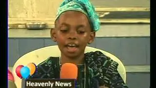 HEAVENLY NEWS BY THE CHILDREN ON SUN. 19TH AUGUST,