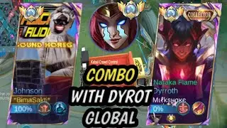 TOP GLOBAL JHONSON COMBO GLOBAL DYROT LOCK IRITEL || GAMEPLAY JONSON GLOBAL || SCRIPT SOUND HOREG