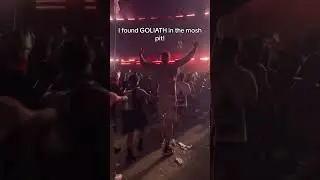 Goliath in the moshpit!!! #dubstep #rave #edmfestival