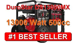 DuroStar DS13000MX 13 000 Watt 500cc Dual Fuel Portable Generator Gas and Propane - B0CX7CVDTB