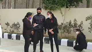 Nukkad-Natak on World's Hiv/Aid's day  Community Health Nursing Department  MM College Of Nursing