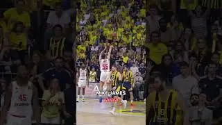 CLUCH SHOT | Mike James Three-Pointer Secures the Win | Fenerbahce vs Monaco