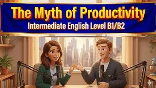 The Myth of Productivity | English podcast for intermediate learners (Level B1-B2)