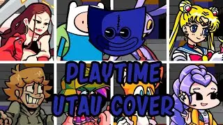 Playtime but Different Characters Sing It (FNF PLAYTIME but Everyone Sings It) [UTAU Cover]