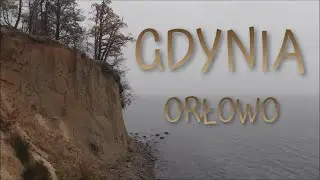 Gdynia Orłowo z drona &ndash; Klif Orłowski spowity mgłą 🌫️ | Hipnotyzujące ujęcia 4K