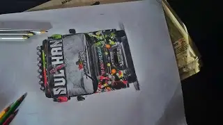 KERALA TOURIST BUS DRAWING ✏️🚌 SULTHAN HOLIDAYS Irumughan❤️💚 ✏️ After a Long time😎 backinaction