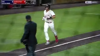 Texas Tech baseball's Cole Stillwell hits home run vs. California Baptist