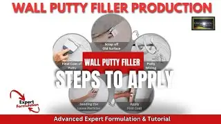Expert Method: Make Wall Putty Filler step-by-step / Paint Manufacturing