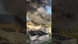 В Волгограде горит рынок на площади 7000 кв.м.