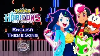Pokemon Horizons English Opening Piano Tutorial - Pokemon Season 26 Theme Song