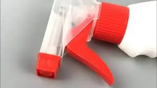 500ml HDPE clean plastic bottle trigger spray bottle with finger handle