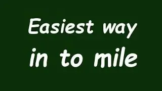 Convert Inch to Mile - Formula, Example, Solution