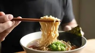 Ultimate Noodle Slurp 🍜 | Realistic ASMR Eating Sounds in Cozy Kitchen
