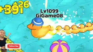Level 3559 RANK 1 Duffy ! Snake Clash - ultimate snake battle survival #games #gaming #gameplay