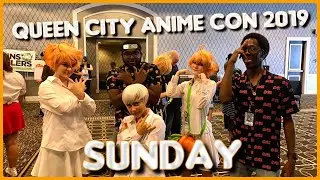 Queen City Anime Con 2019 Sunday Vlog | Con Vlog