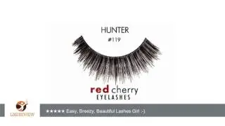 Red Cherry False Eyelashes #119 (Pack of 3) | Review/Test