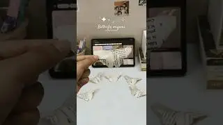 Butterfly origami aesthetic book page 🧚&zwj;♂️🦋