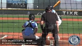 Dax Hardcastle Prospect Video, RHP, St. Mary's High School Class of 2026, Full Outing at MLK West