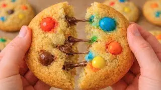 The Perfect Chocolate Chip M&M Cookies ♡ Bake With Me
