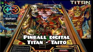 Jogando Titan da Taito no Pinball digital! #01