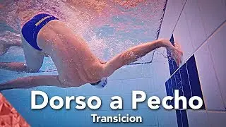 Vuelta de dorso a pecho. Como aprender a nadar combinado individual