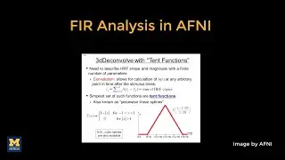 Finite Impulse Response (FIR) Analysis in AFNI